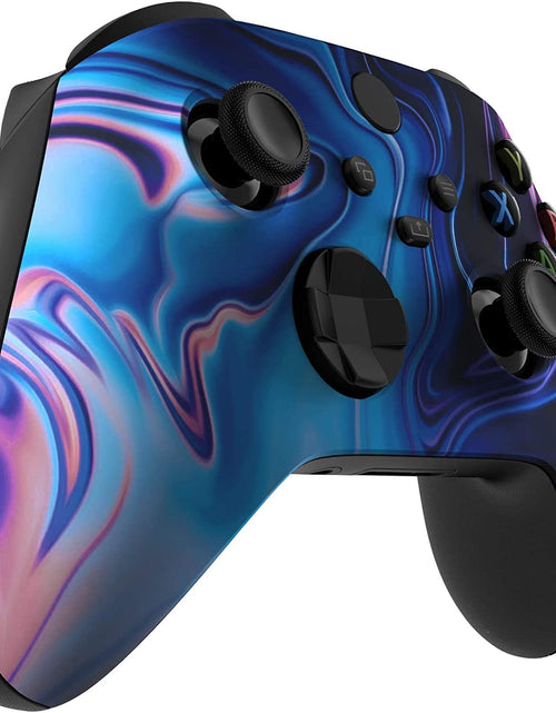 Load image into Gallery viewer, Wireless Controller for Microsoft Xbox Series X/S & Xbox One - Custom Soft Touch Feel - Custom Xbox Series X/S Controller (X/S Blue & Purple Swirl)