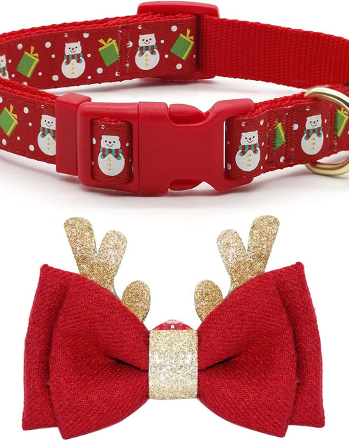 Load image into Gallery viewer, Dog Collar with Removable Bowtie Dog Collars Adjustable Dog Collar for Small Medium Large Dogs