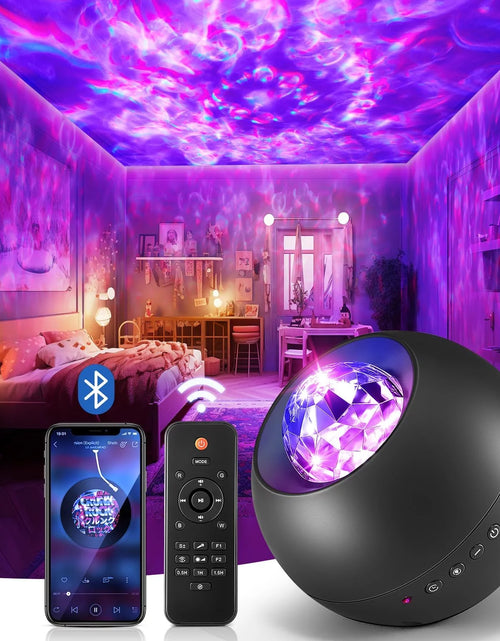 Load image into Gallery viewer, Galaxy Projector for Bedroom, White Noise Galaxy Light, Remote Timer Star Projector, Bluetooth Music Night Light Projector for Kids Teen Adult Bedroom Decor