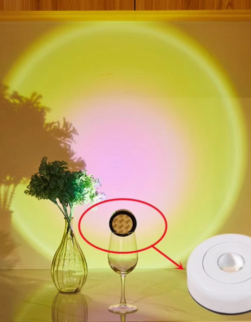 Load image into Gallery viewer, Touch LED Cabinet Lights Battery Powered Stick on Wall Sunset Lamp for Kitchen Bedroom Closet Cupboard Night Light Decoration