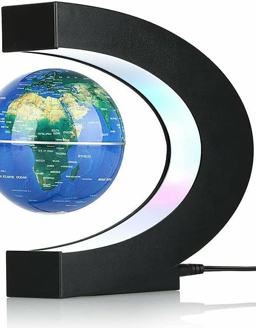 Load image into Gallery viewer, Magnetic Levitation Globe with LED Light, Cool Gadgets Floating Lamp Globe Decor, Cool Tech Gifts for Men/Father/Husband/Boyfriend/Kids/Boss, Great Technology Gifts Idea (Blue)
