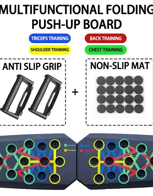 Load image into Gallery viewer, Household Multifunctional Push up Training Board for Men'S Chest and Abdominal Muscle Training Equipment Portable Push up Board