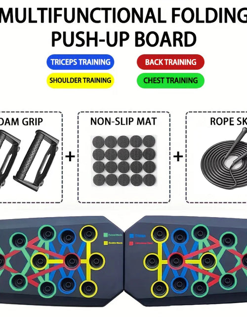 Load image into Gallery viewer, Household Multifunctional Push up Training Board for Men'S Chest and Abdominal Muscle Training Equipment Portable Push up Board