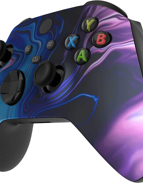 Load image into Gallery viewer, Wireless Controller for Microsoft Xbox Series X/S & Xbox One - Custom Soft Touch Feel - Custom Xbox Series X/S Controller (X/S Blue & Purple Swirl)