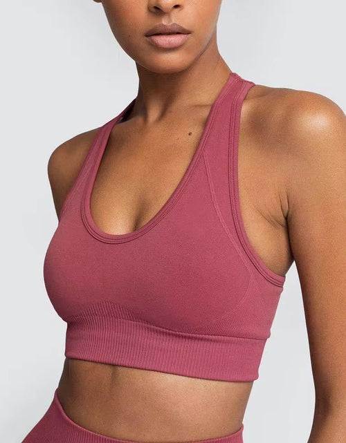 Load image into Gallery viewer, 2Pcs Seamless Hyperflex Workout Sport Outfits for Women Sportswear Athletic Clothes Gym Long Sleeve Crop Top High Waist Leggings
