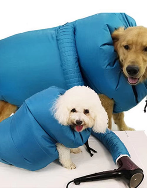 Load image into Gallery viewer, Portable Pet Drying Bag Folding Dog Hair Dryer Box Blow Bag Pet Grooming Dry Bag Dog Blowing Cat Bathing Pet Hair Drying Clothes