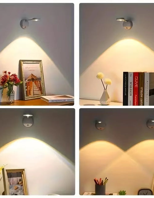 Load image into Gallery viewer, 1Pc Rechargeable Spotlight No Wiring No Punching No Installation Wireless Home Background Wall Mural Light Smart Led Wall Light