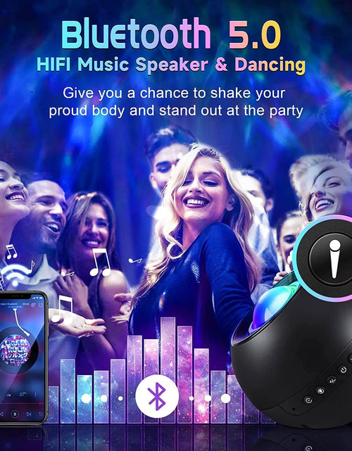 Load image into Gallery viewer, Galaxy Projector for Bedroom, White Noise Galaxy Light, Remote Timer Star Projector, Bluetooth Music Night Light Projector for Kids Teen Adult Bedroom Decor