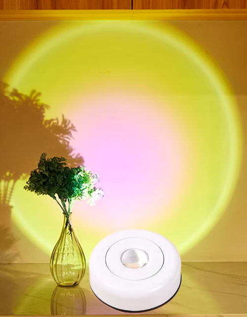 Load image into Gallery viewer, Touch LED Cabinet Lights Battery Powered Stick on Wall Sunset Lamp for Kitchen Bedroom Closet Cupboard Night Light Decoration