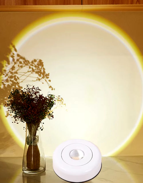 Load image into Gallery viewer, Touch LED Cabinet Lights Battery Powered Stick on Wall Sunset Lamp for Kitchen Bedroom Closet Cupboard Night Light Decoration