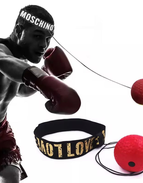 Load image into Gallery viewer, Boxing Speed Ball Head-Mounted PU Punch Ball MMA Sanda Training Hand Eye Reaction Home Sandbag Fitness Boxing Equipment