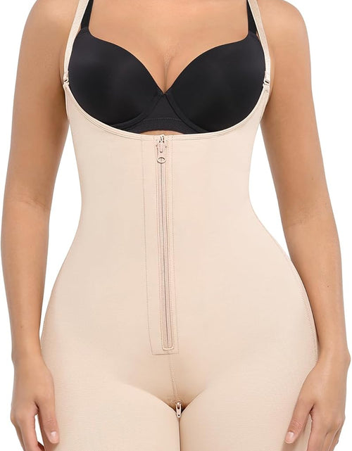 Load image into Gallery viewer, Shapewear for Women Tummy Control Fajas Colombianas Body Shaper for Women Zipper Open Bust Bodysuit Waist Trainer