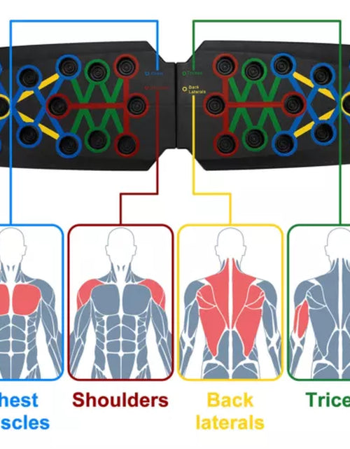 Load image into Gallery viewer, 28 in 1 Push up Rack Board System Fitness Workout Train Home Gym Exercise Stands