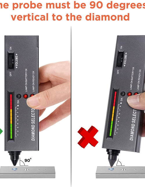 Load image into Gallery viewer, Professional Diamond Tester, Gem Tester Pen Portable Electronic Diamond Tester Tool for Jewelry Jade Ruby Stone