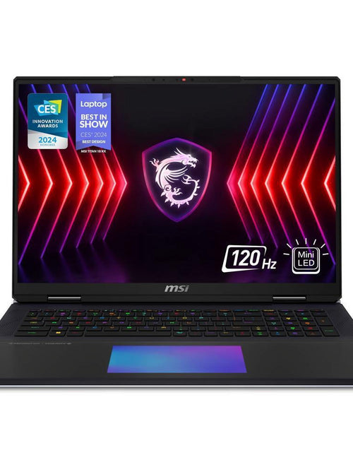 Load image into Gallery viewer, - Titan 18 HX A14VIG-036US 18.0" 120 Hz Mini LED - Intel Core I9 14Th Gen 14900HX (2.20Ghz) - Geforce RTX 4090 Laptop GPU - 128 GB DDR5 - 4 TB Pcie SSD - Windows 11 Pro 64-Bit - Gaming Laptop (Ti