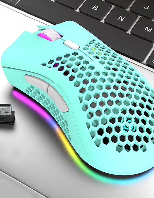 Load image into Gallery viewer, BM600 Wireless Mouse Luminescent Desktop Computer Laptop Universal Rechargable Lightweight Ergonomics Game E-Sports Mouses