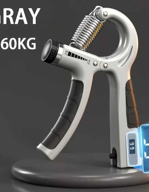 Load image into Gallery viewer, 5-60Kg Adjustable Hand Grip Strengthener Hand Grip Trainer with Counter Wrist Forearm and Hand Exerciser for Muscle Building