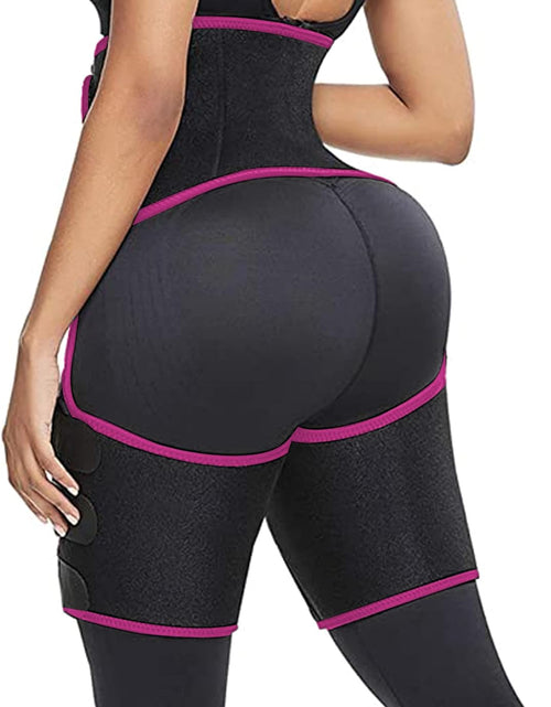 Load image into Gallery viewer, 4 in 1 High Waist Arm and Thigh Wast Trainer for Women, Sweat Band Waist Trimmer plus Size