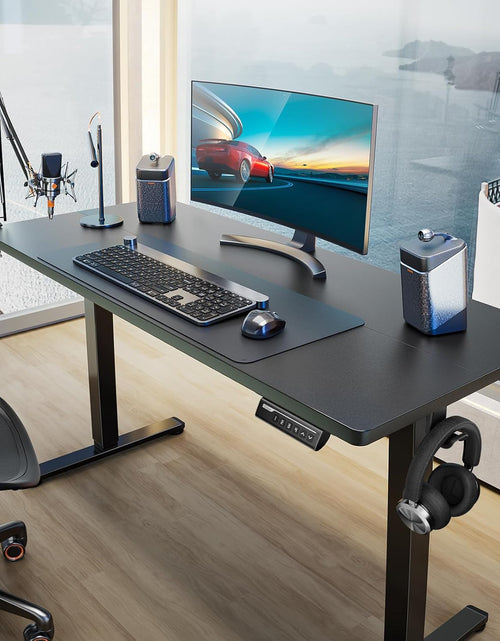 Load image into Gallery viewer, Height Adjustable Electric Standing Desk, 48 X 24 Inches Sit Stand up Desk, Memory Computer Home Office Desk (Black)
