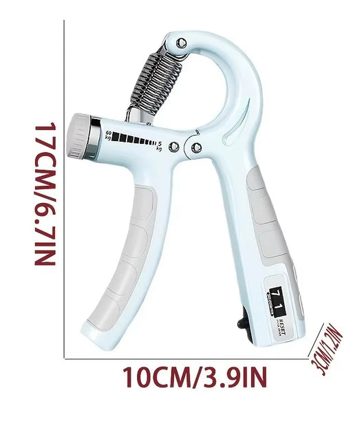 Load image into Gallery viewer, 5-60Kg Adjustable Hand Grip Strengthener Hand Grip Trainer with Counter Wrist Forearm and Hand Exerciser for Muscle Building