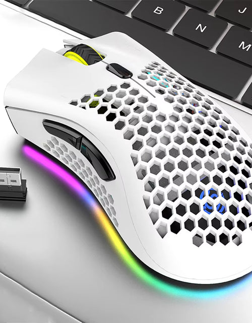 Load image into Gallery viewer, BM600 Wireless Mouse Luminescent Desktop Computer Laptop Universal Rechargable Lightweight Ergonomics Game E-Sports Mouses
