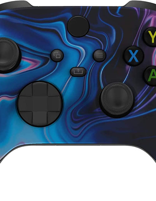 Load image into Gallery viewer, Wireless Controller for Microsoft Xbox Series X/S & Xbox One - Custom Soft Touch Feel - Custom Xbox Series X/S Controller (X/S Blue & Purple Swirl)
