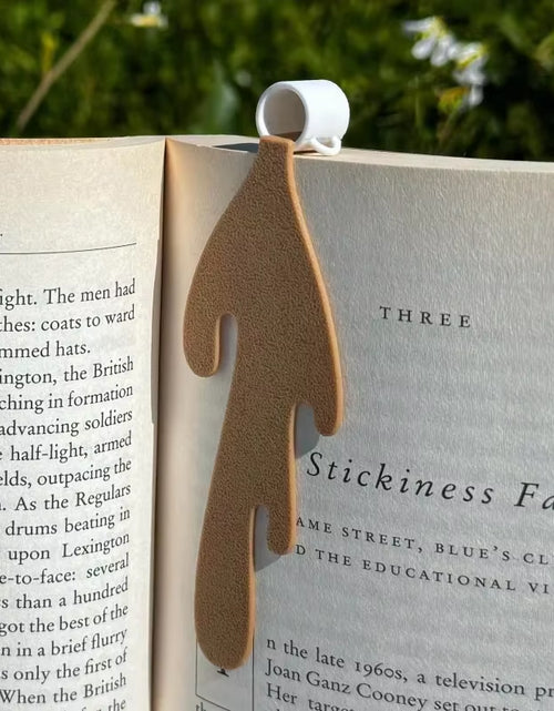 Load image into Gallery viewer, Cute Spilled Coffee Bookmark Corner Marker for Reading Funny Bookmarks for Reading Corner Bookmark Stationery School Supplies