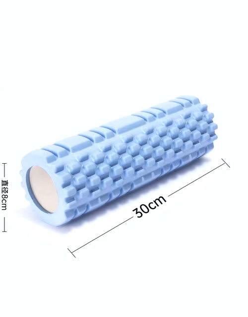 Load image into Gallery viewer, 30Cm Yoga Column Foam Fitness Muscle Training Pilates Sports Massage Foam Roller Grid Trigger Point Therapy Home Gym Exercise