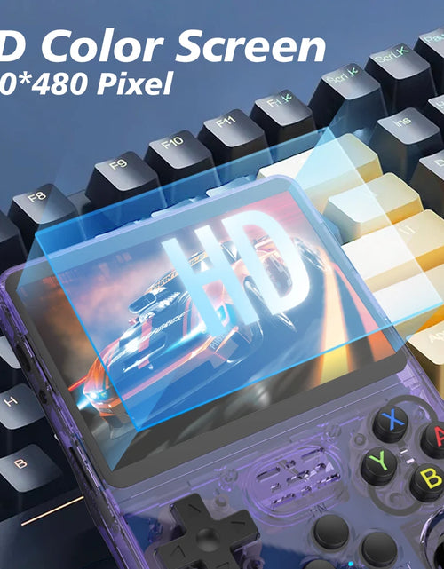 Load image into Gallery viewer, Open Source R36S Retro Handheld Video Game Console Linux System 3.5 Inch IPS Screen Portable Pocket Video Player 64GB 128G Games