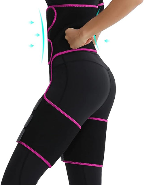 Load image into Gallery viewer, 4 in 1 High Waist Arm and Thigh Wast Trainer for Women, Sweat Band Waist Trimmer plus Size