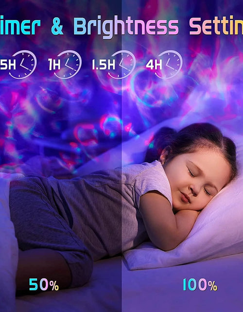 Load image into Gallery viewer, Galaxy Projector for Bedroom, White Noise Galaxy Light, Remote Timer Star Projector, Bluetooth Music Night Light Projector for Kids Teen Adult Bedroom Decor