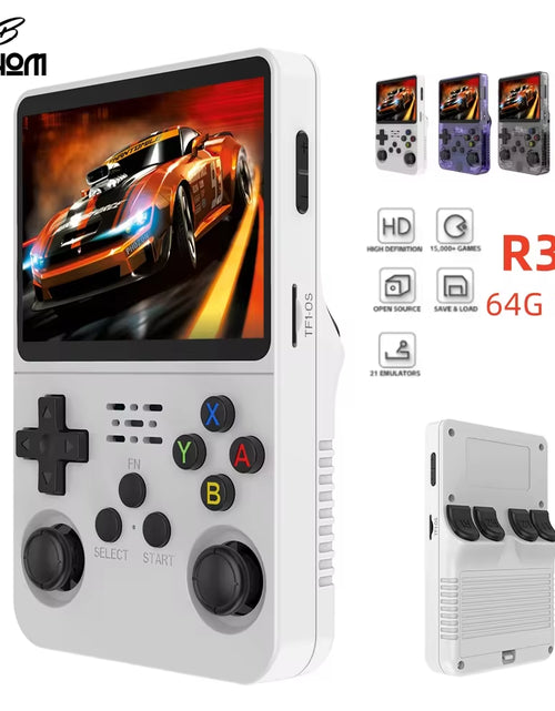 Load image into Gallery viewer, Open Source R36S Retro Handheld Video Game Console Linux System 3.5 Inch IPS Screen Portable Pocket Video Player 64GB 128G Games