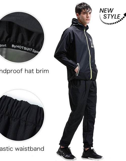 Load image into Gallery viewer, Sauna Suit Men anti Rip Boxing Sweat Suits Exercise Workout Jacket