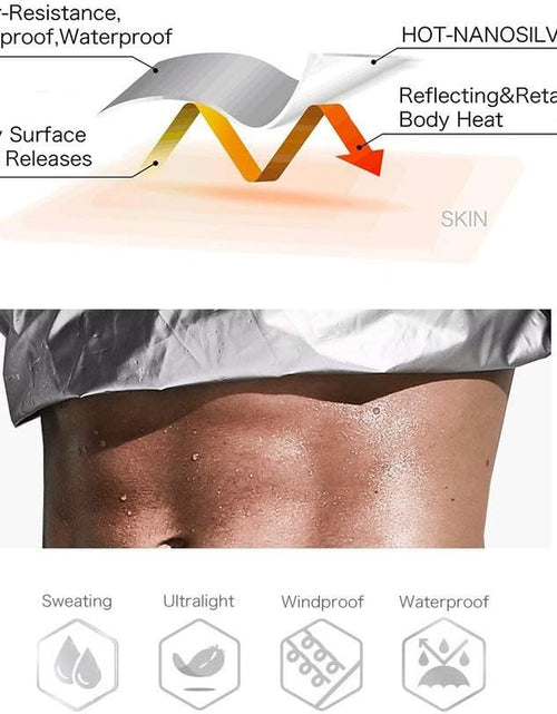 Load image into Gallery viewer, Sauna Suit Men anti Rip Boxing Sweat Suits Exercise Workout Jacket