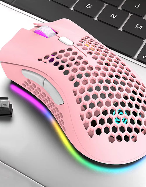 Load image into Gallery viewer, BM600 Wireless Mouse Luminescent Desktop Computer Laptop Universal Rechargable Lightweight Ergonomics Game E-Sports Mouses