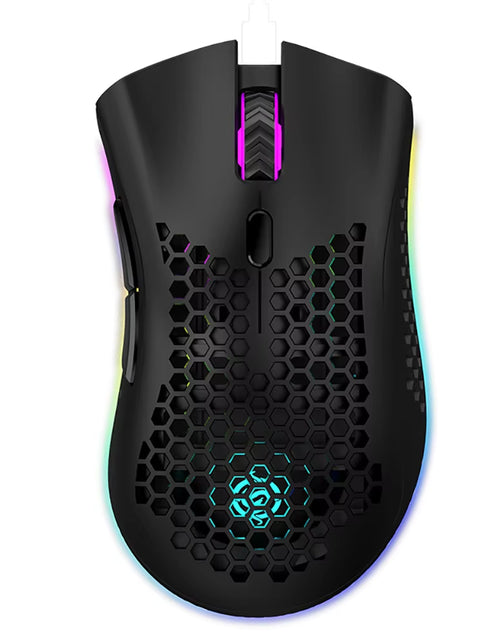 Load image into Gallery viewer, BM600 Wireless Mouse Luminescent Desktop Computer Laptop Universal Rechargable Lightweight Ergonomics Game E-Sports Mouses