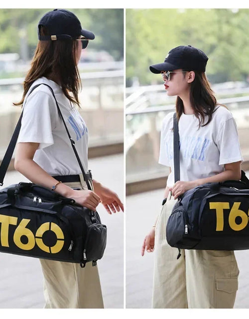 Load image into Gallery viewer, Gym Bag Waterproof Fitness Bag Sport Men Women Bag Outdoor Fitness Portable Gym Bags Ultralight Yoga Gym Sports Backpack