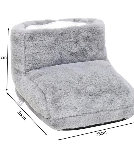 Electric Heater Foot Warmer USB Charging Power Saving Fleece Couple Warm Foot Cover Feet Heating Pads for Home Bedroom Sleeping