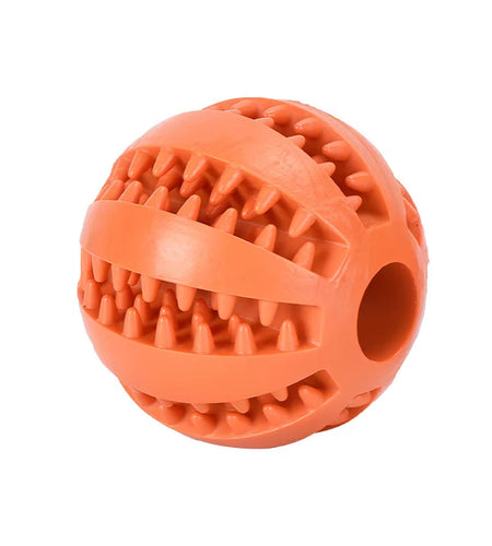 Dog Food Treat Feeder Funny Pet Interactive Rubber Ball Dogs Chew Toy Tooth Cleaning Ball Puppy Training Bite Resistant Toy Ball