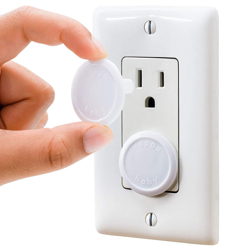 Outlet Covers Baby Proofing (50 Pack) Safe & Secure Electric Plug Protectors | Sturdy Childproof Socket Covers for Home & Office | Easy Installation | Protect Toddlers & Babies | White